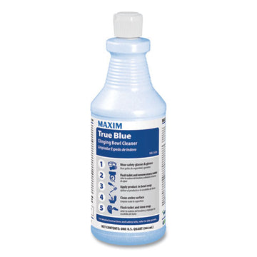 Maxim® True Blue Clinging Bowl Cleaner, Mint Scent, 32 Oz Bottle, 12-carton freeshipping - TVN Wholesale